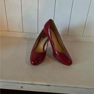 Red Patent Leather Heels